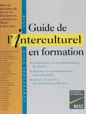 cover image of Guide de l'interculturel en formation